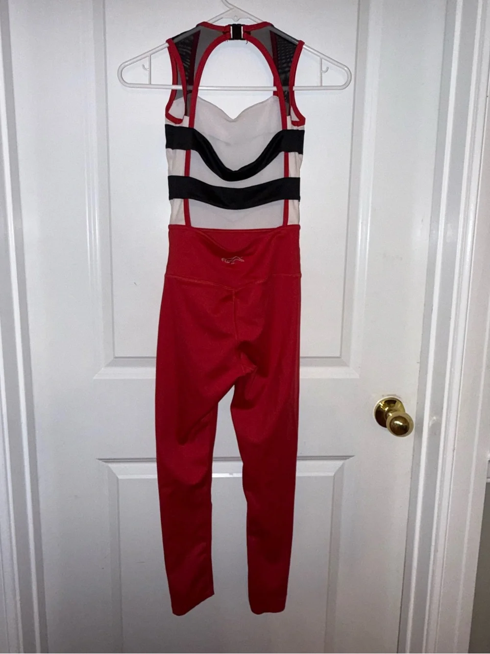 Tiger Friday Red/Black/White Dance Unitard Size Child X-Large